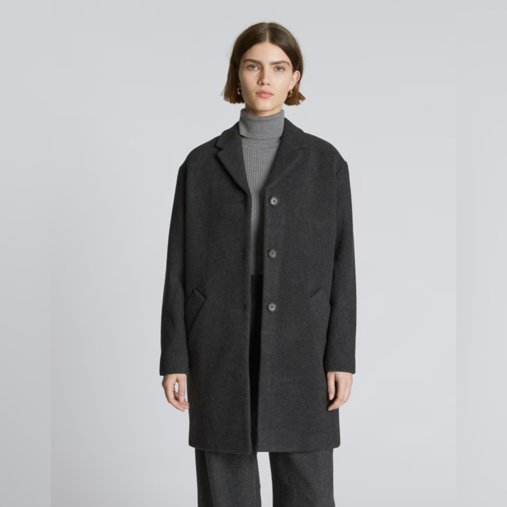 NWOT Everlane Italian ReWool Cocoon Coat